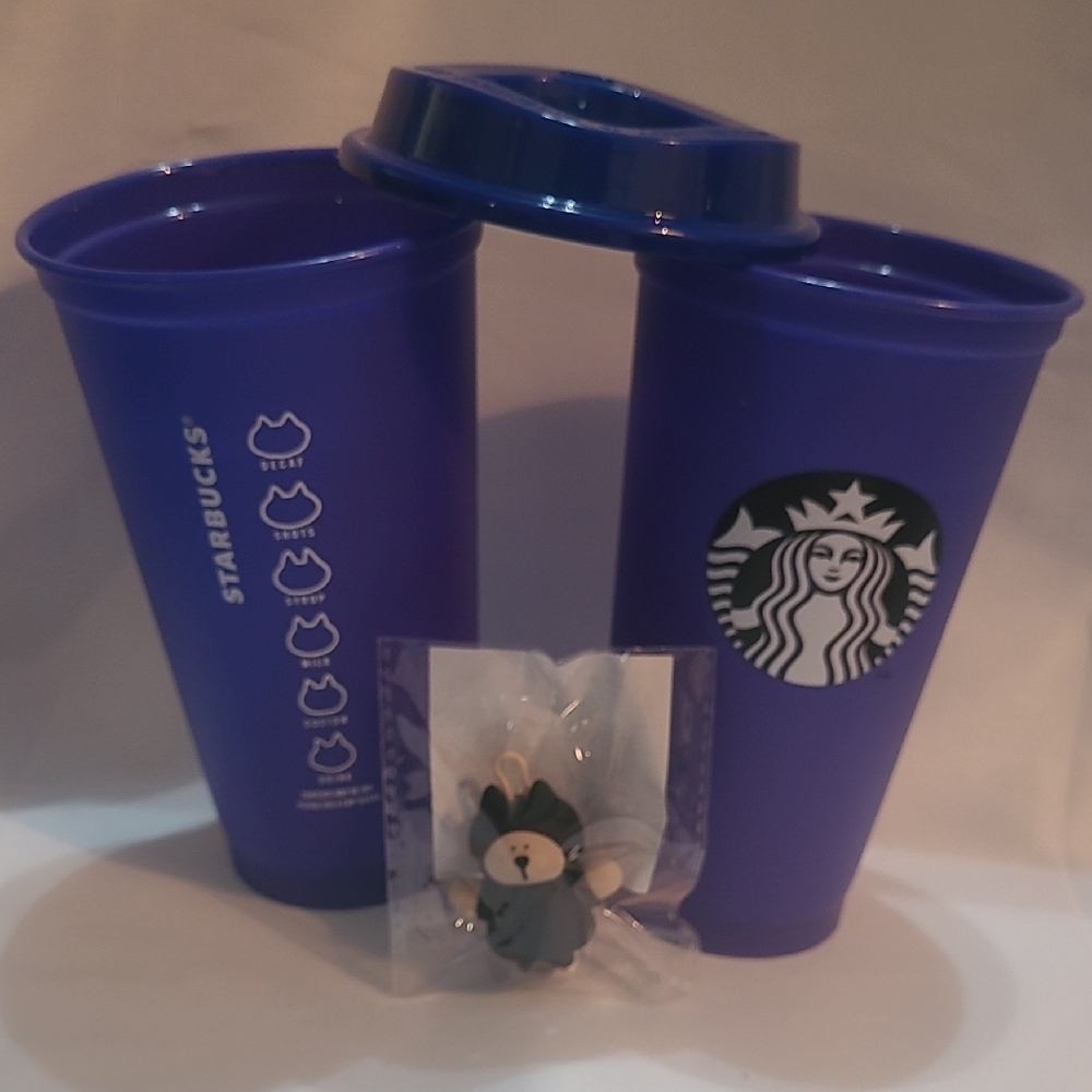 Starbucks Japan Halloween 2024 Color Changing Reusable Cup W/ Bearista - Picture 2 of 3